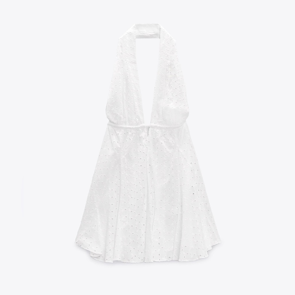 Zara white mini dress